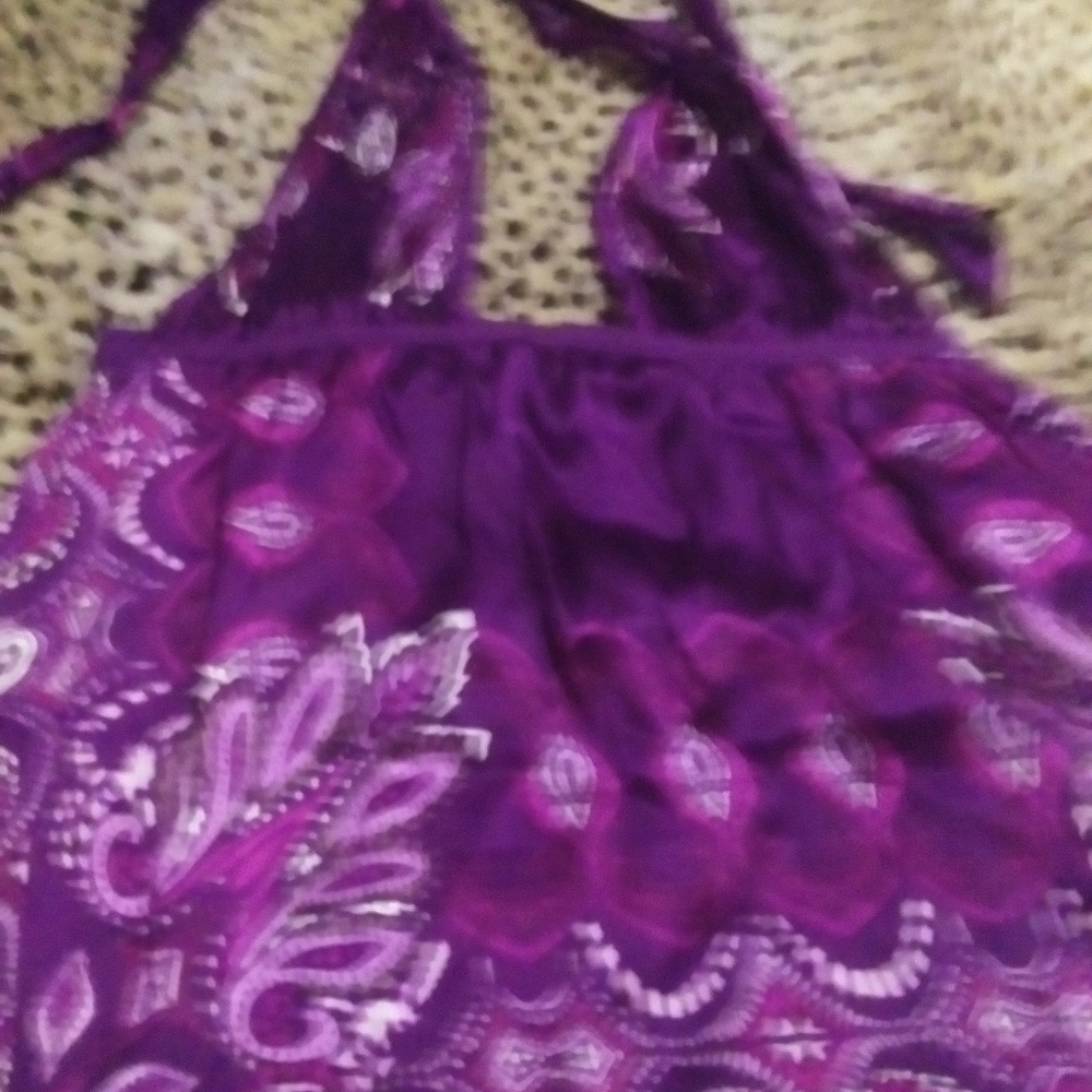 Bebe purple halter